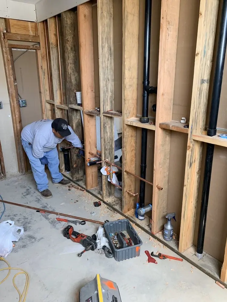 Commercial rough-in plumbing for Gas Line Repair in Bursonville